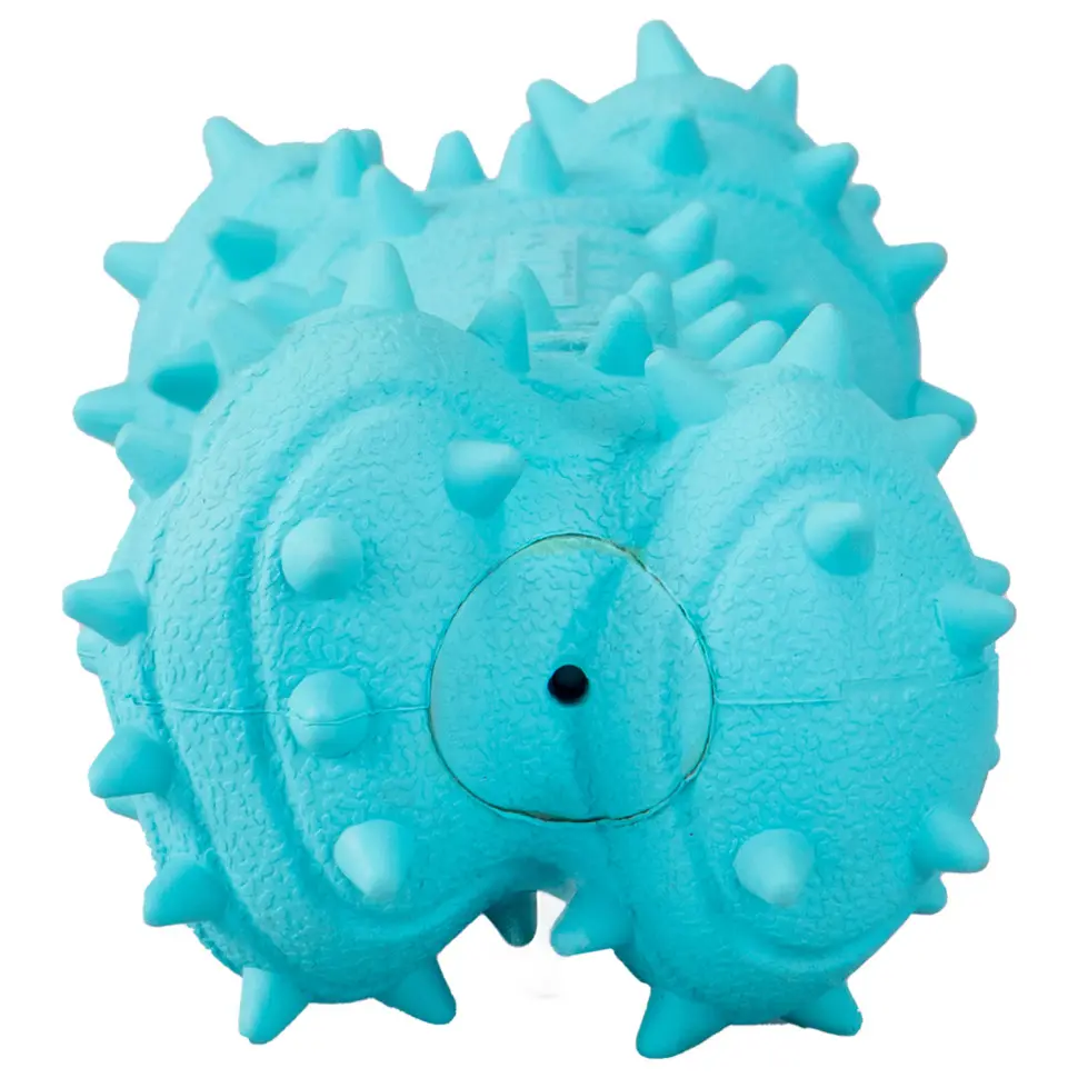 Playology dual layer bone двухслойная жевательная косточка для собак с ароматом арахиса, большая, голубой в интернет-зоомагазине Pets Room