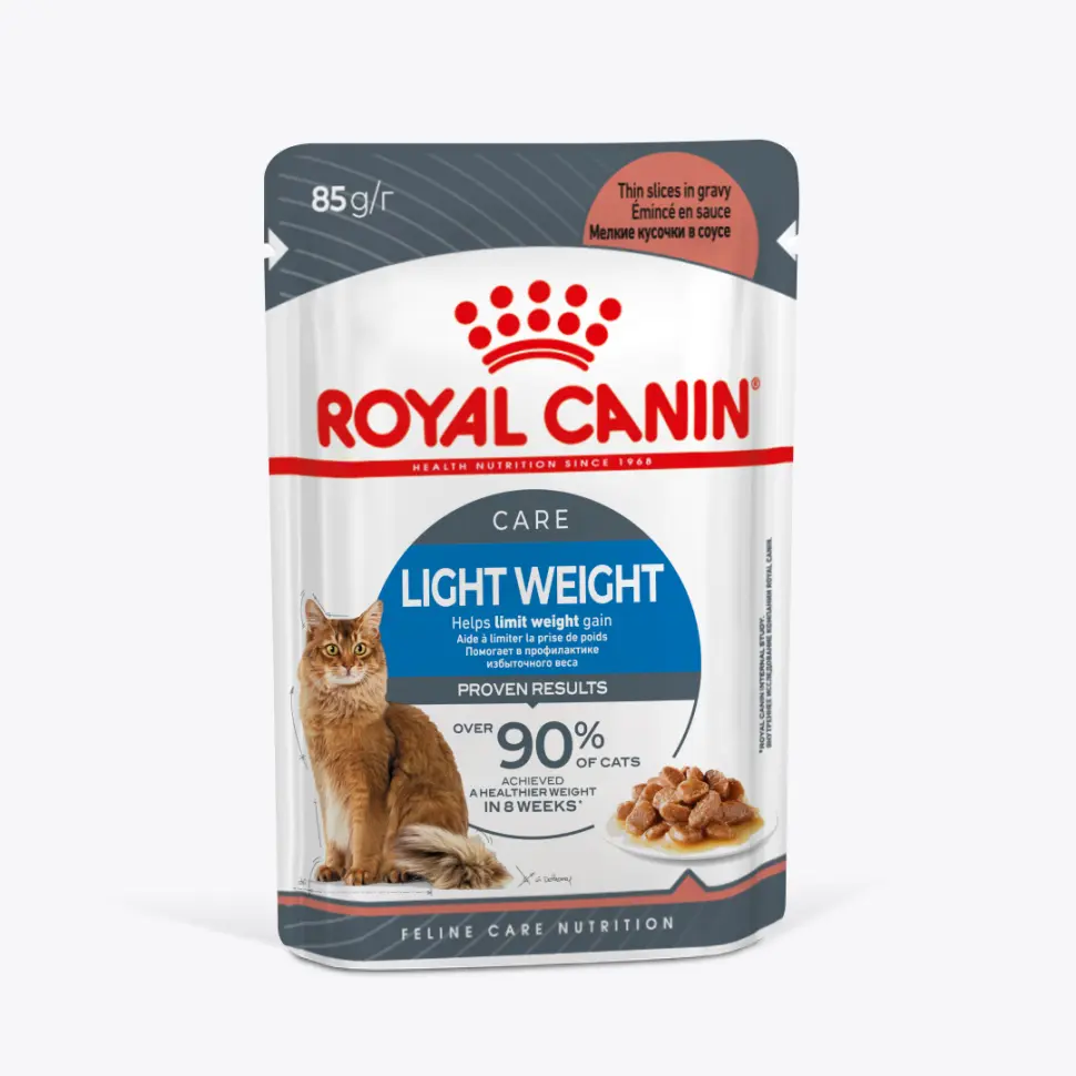 Royal canin light weight care 85 г пауч соус влажный корм для кошек старше 1-го года, склонных к полноте в интернет-зоомагазине Pets Room