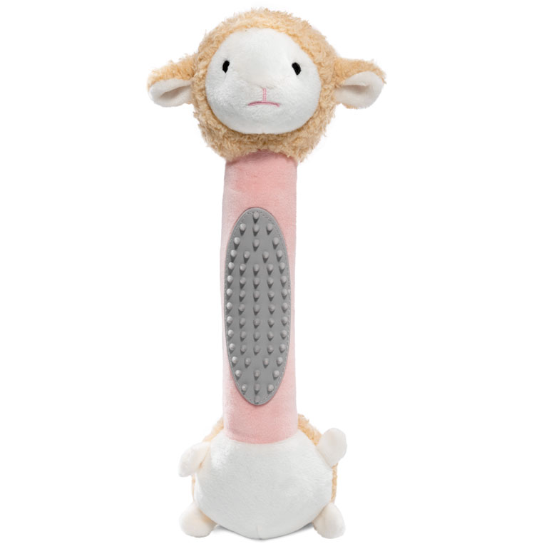 Игрушка для собак мягкая "овечка с тренажером для зубов", 275мм, triol в интернет-зоомагазине Pets Room
