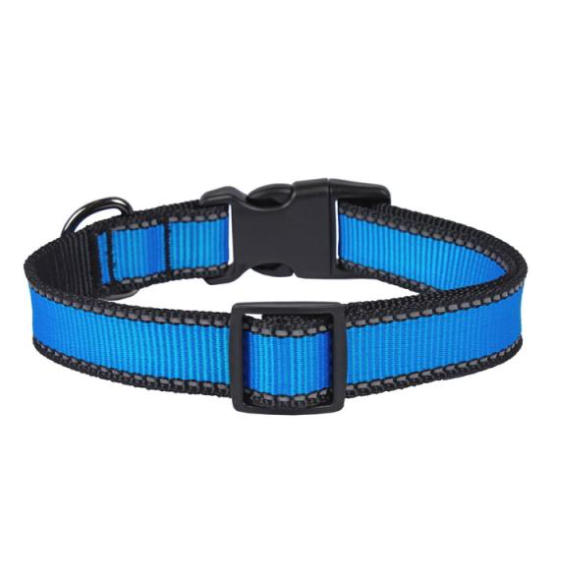Ошейник нейлон l многоразм с фиксатором 25" 33-55 см rich breed он-325 голубой фото Ошейник нейлон l многоразм с фиксатором 25" 33-55 см rich breed он-325 голубой в интернет-зоомагазине Pets Room