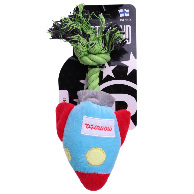 Игрушка для собак lionpets ракета ut1040 (красно-синяя) 24х11 см в интернет-зоомагазине Pets Room