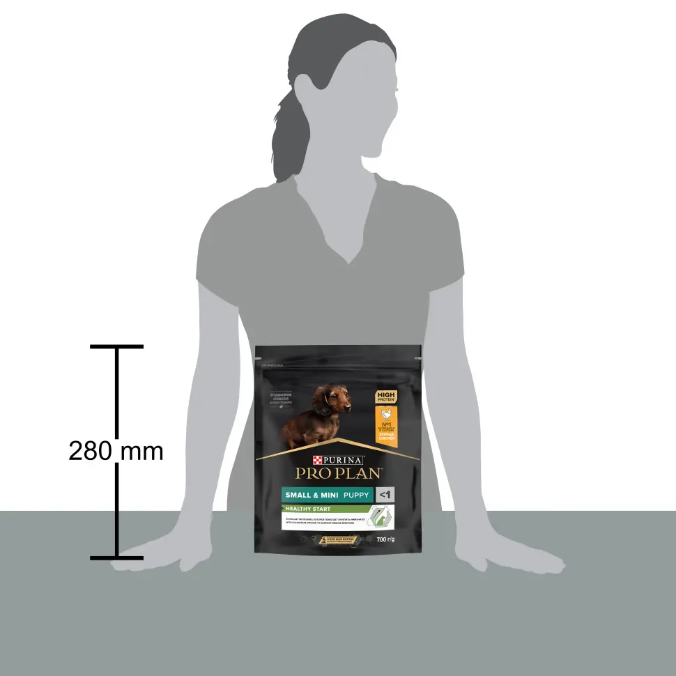 Pro plan opti start small mini сухой корм для щенков мелких и карликовых пород с курицей - 700 г в интернет-зоомагазине Pets Room