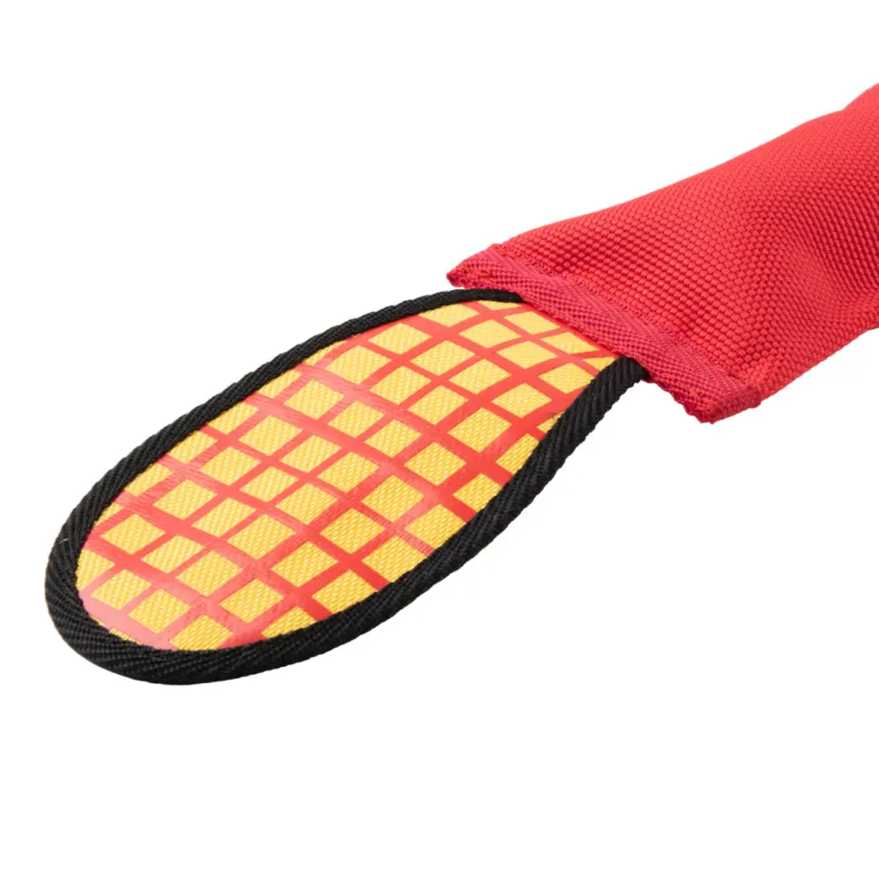 Mr.kranch игрушка из пожарного шланга для собак бобер с пищалкой, 72 см, красная в интернет-зоомагазине Pets Room