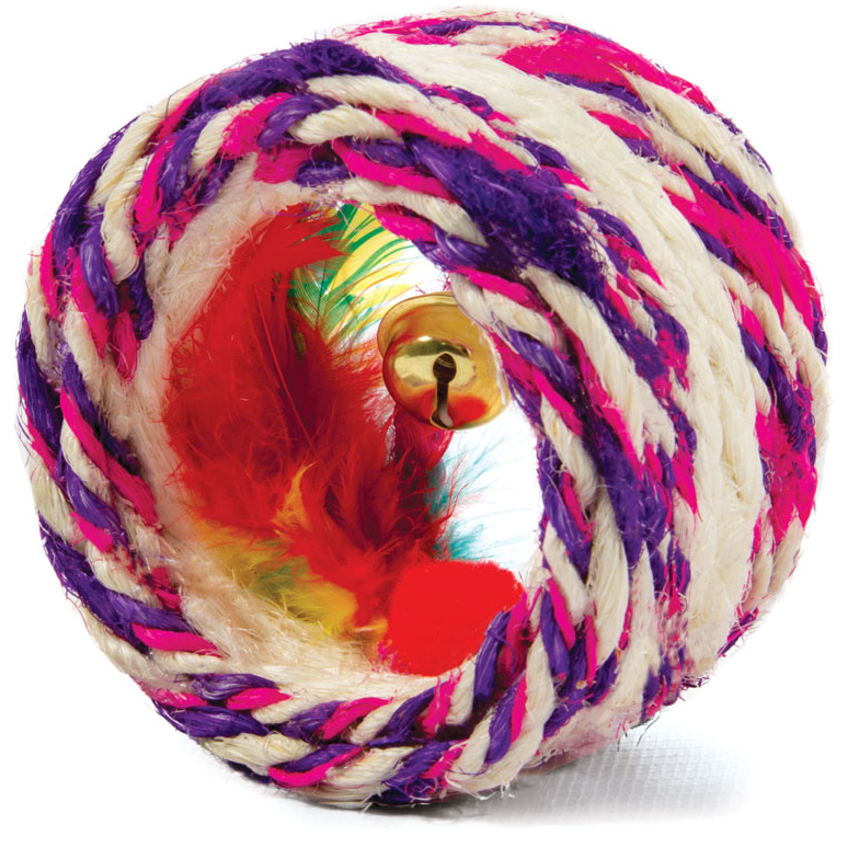 Игрушка для кошек из сизаля "катушка", 75мм, triol в интернет-зоомагазине Pets Room