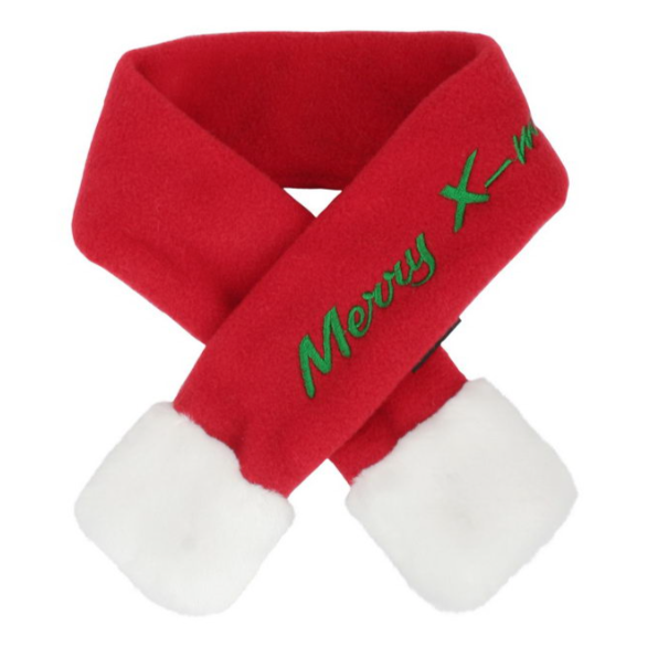 Puppia шарфик для собак новогодний "santa", красный, m в интернет-зоомагазине Pets Room
