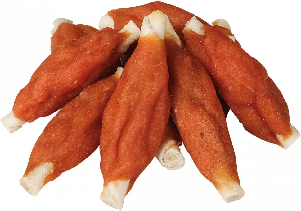 Деревенские лакомства 100 % мяса куриные рулетики для щенков - 90 г в интернет-зоомагазине Pets Room