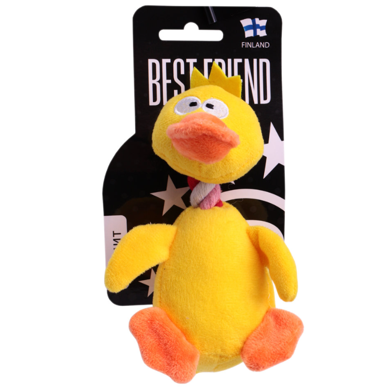Игрушка для собак lionpets утка ut1054 (жёлтая) 19х10 см в интернет-зоомагазине Pets Room