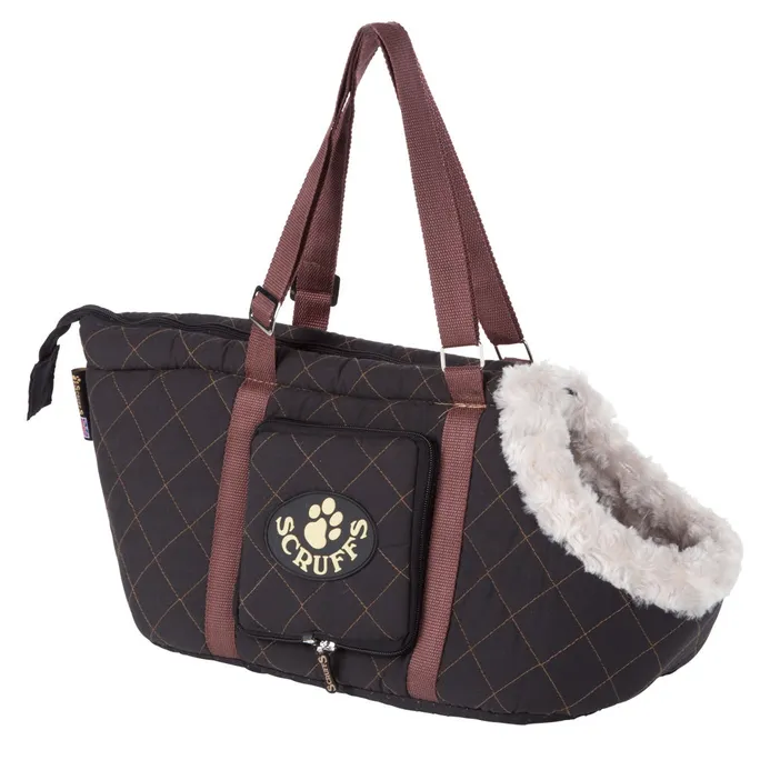 Scruffs сумка - переноска для собак "wilton", черная, 38х20х24см в интернет-зоомагазине Pets Room