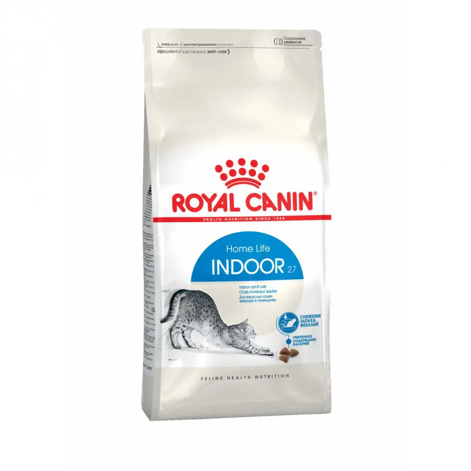 Royal canin indoor сухой корм для взрослых кошек, живущих в помещении - 400 г фото Royal canin indoor сухой корм для взрослых кошек, живущих в помещении - 400 г в интернет-зоомагазине Pets Room