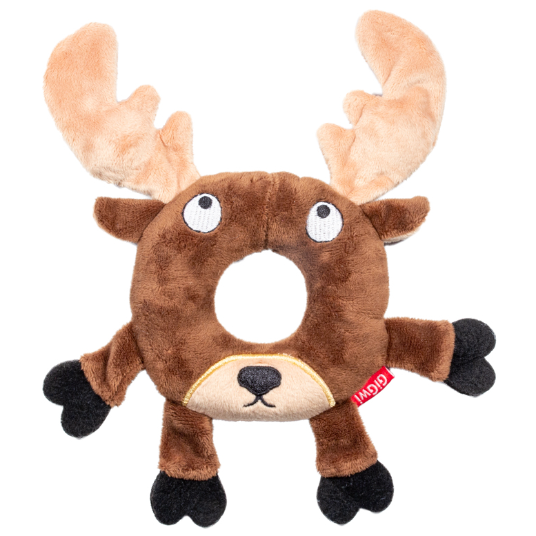 75305 Игрушка для собак лось с пищалкой 19см, серия plush friendz в интернет-зоомагазине Pets Room