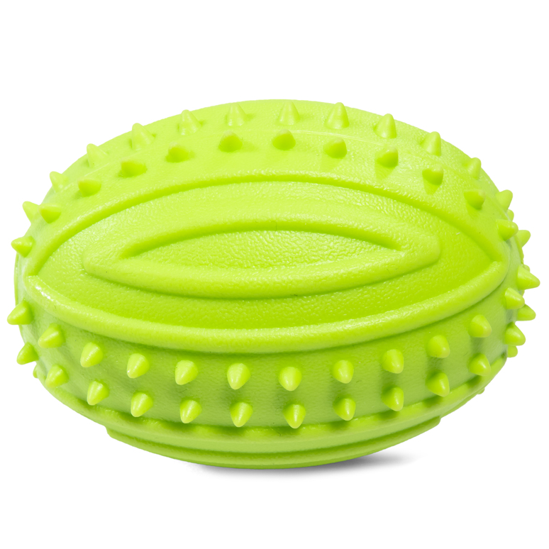 Игрушка для собак из резины "мяч для регби с шипами", 90мм, triol в интернет-зоомагазине Pets Room