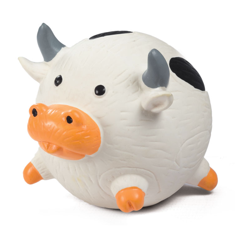 Игрушка для собак из латекса "коровка-мяч", 85мм, triol в интернет-зоомагазине Pets Room