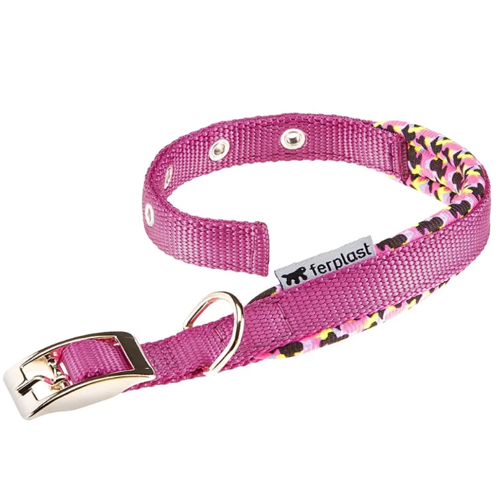 Ошейник daytona fantasy c15/35 с мягкой подкладкой, розовый в интернет-зоомагазине Pets Room