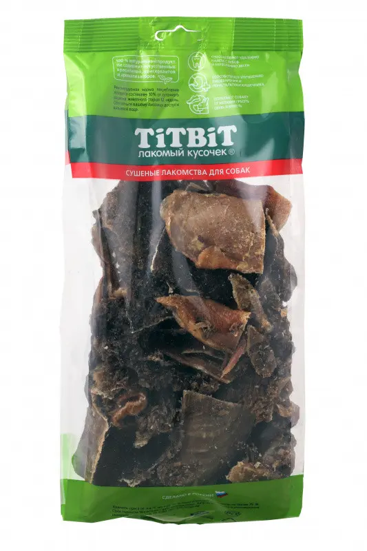 Titbit лакомство для собак хрустики из говяжьего рубца xxl - 270 г в интернет-зоомагазине Pets Room