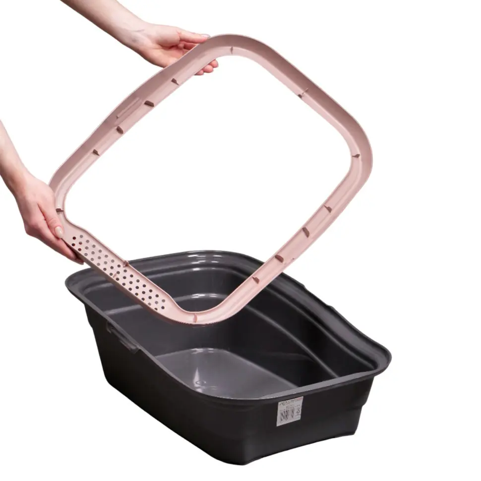 Mps nella туалет-лоток с бортом, 58x37,5x18 см, мокко в интернет-зоомагазине Pets Room