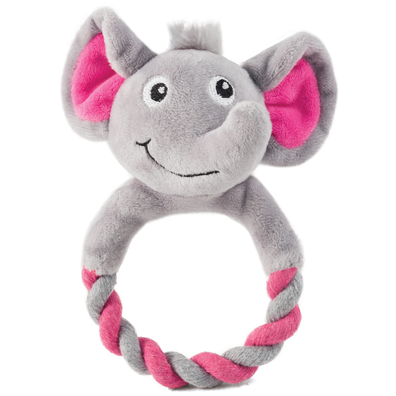 Игрушка для щенков мягкая "слоник с кольцом", d90/160мм, серия puppy, triol в интернет-зоомагазине Pets Room