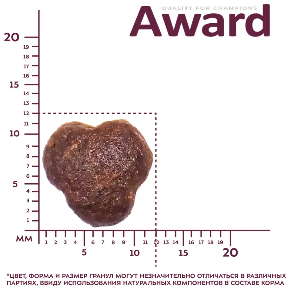 Award indoor big cats сухой корм для взрослых домашних кошек крупных пород, с говядиной, курицей, брокколи и юккой шидигера - 1,5 кг в интернет-зоомагазине Pets Room