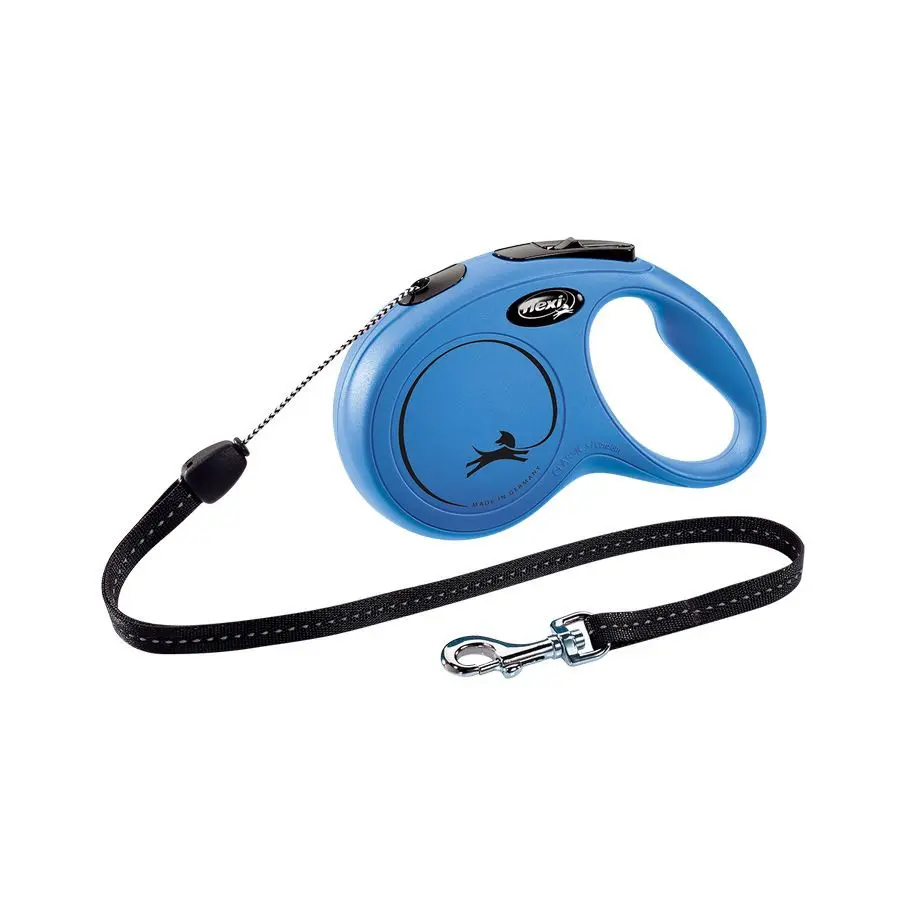 Flexi рулетка new classic m (до 20 кг) 8 м трос синяя в интернет-зоомагазине Pets Room