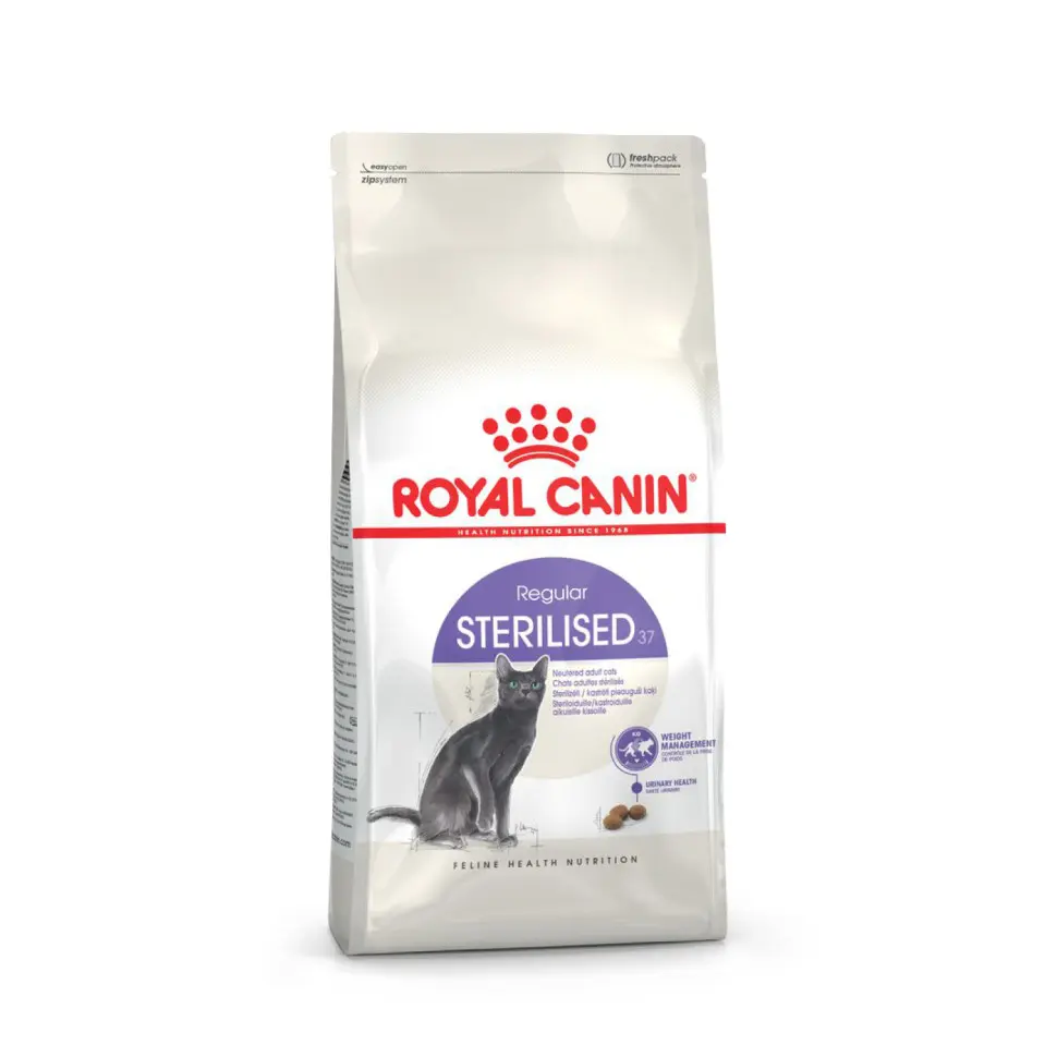 Royal canin sterilised 37 сухой корм для взрослых стерилизованных кошек - 2 кг в интернет-зоомагазине Pets Room