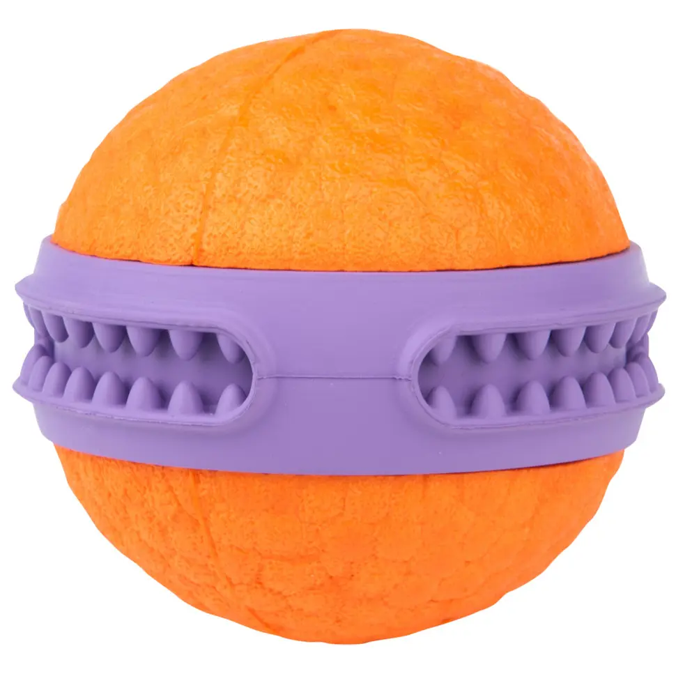 Mr.kranch игрушка для собак мяч зубастик, 6 см, фиолетовый в интернет-зоомагазине Pets Room