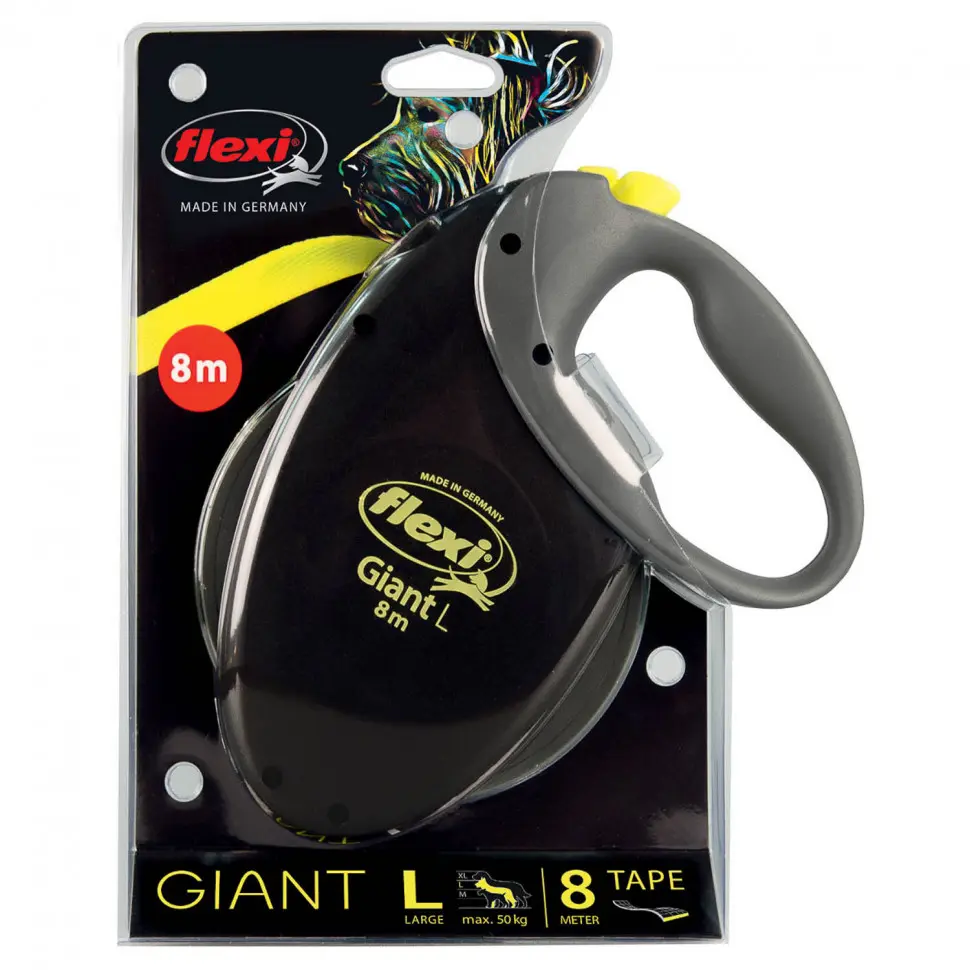 Flexi рулетка giant neon l (до 50 кг) светоотражающий ремень 8 м фото фото №2 Flexi рулетка giant neon l (до 50 кг) светоотражающий ремень 8 м в интернет-зоомагазине Pets Room