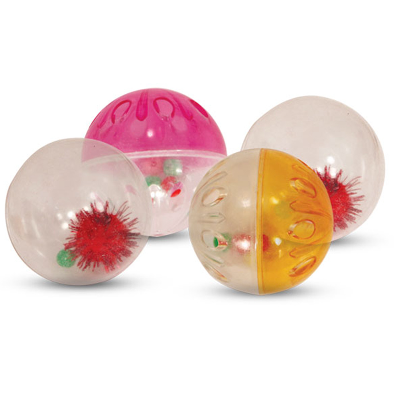 Набор игрушек для кошек "активная игра 3" (4 мяча d45мм), triol в интернет-зоомагазине Pets Room