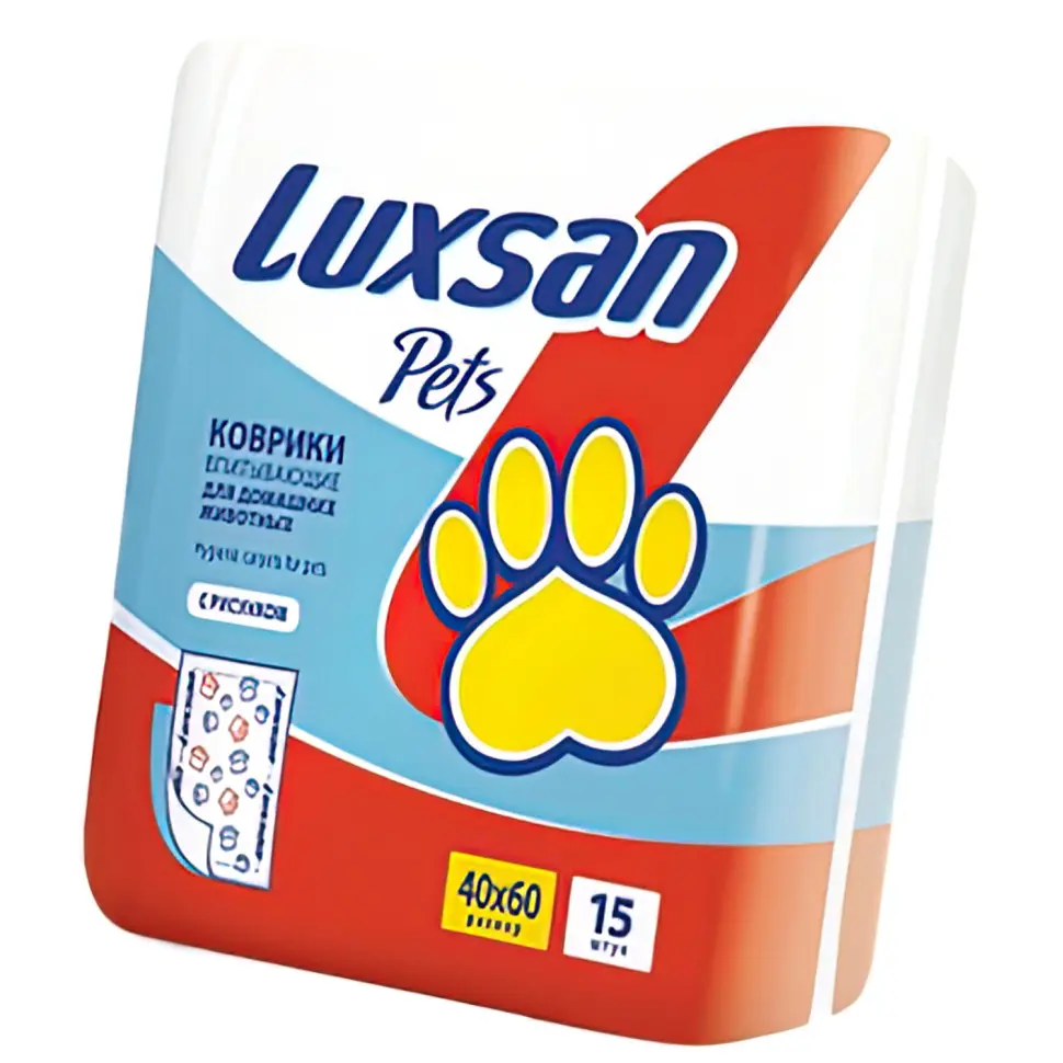 Luxsan premium коврики впитывающие для животных, 40х60, 15 шт в интернет-зоомагазине Pets Room