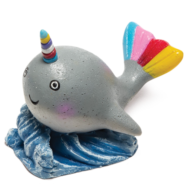 Грот "радужный кит" 65*52*50мм, laguna в интернет-зоомагазине Pets Room
