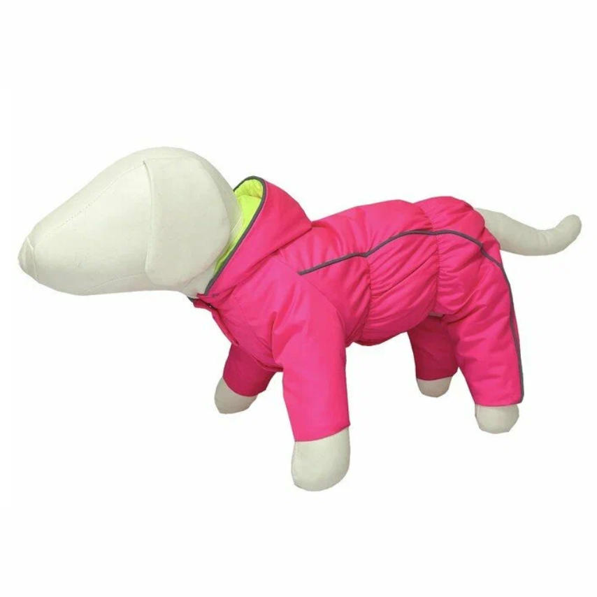 Комбинезон для собак на синтепоне 37 (сука) неон/розовый в интернет-зоомагазине Pets Room