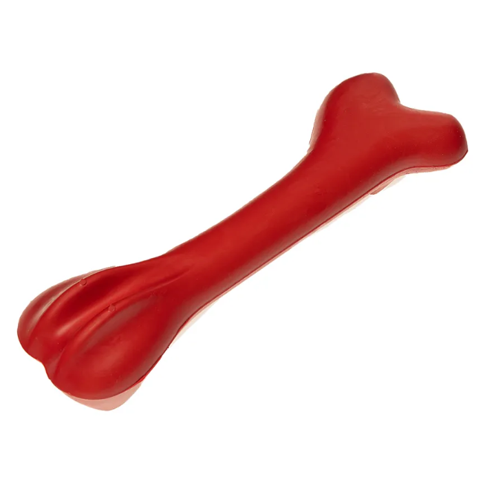 Duvo+ игрушка для собак резиновая кость "бейли", красная, 20см в интернет-зоомагазине Pets Room