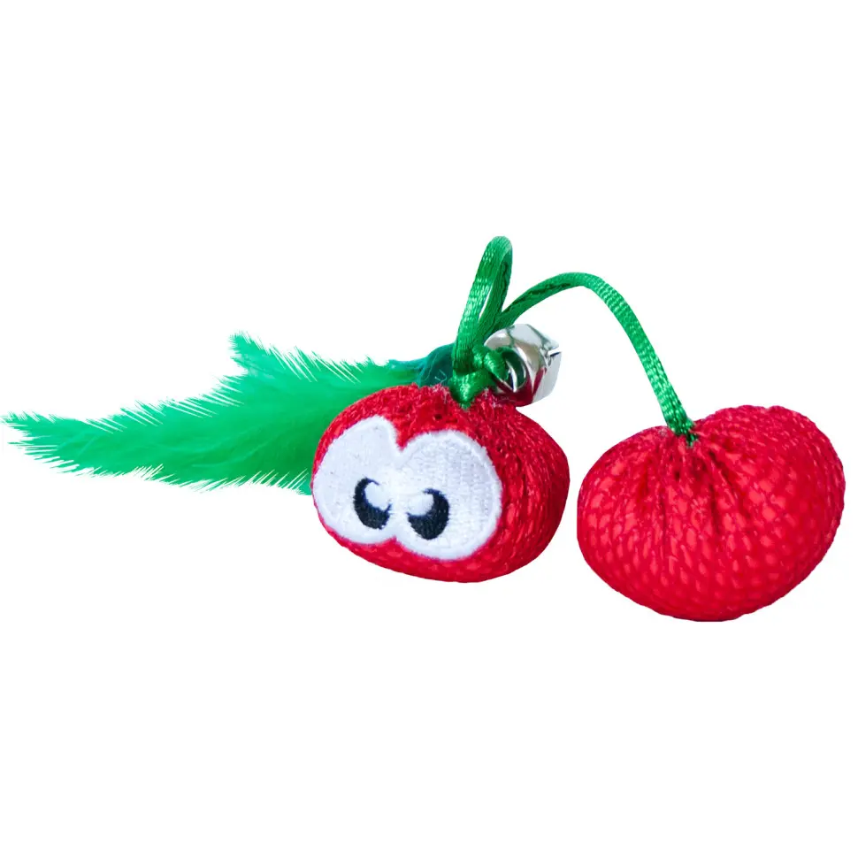 Petstages dental "вишни" игрушка для кошек с кошачьей мятой, 7 см в интернет-зоомагазине Pets Room