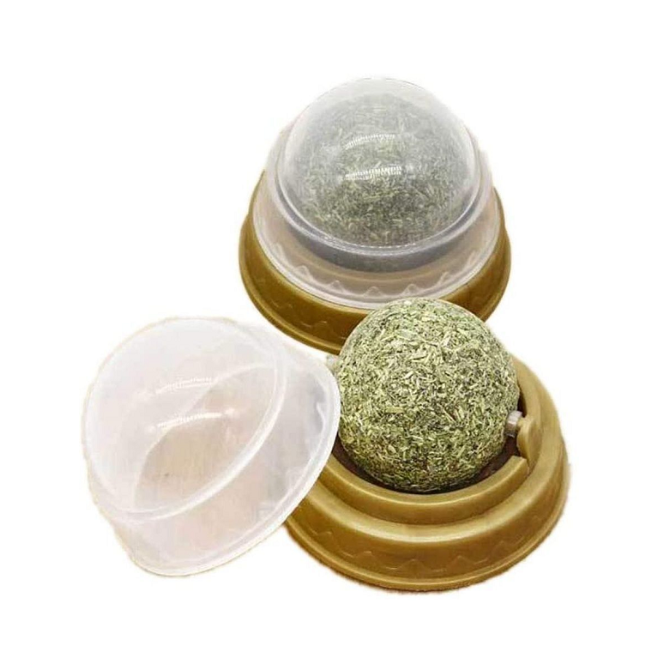 Игрушка для кошек шарик с кошачьей мятой на подставке 5х4 rich breed лк-3 в интернет-зоомагазине Pets Room