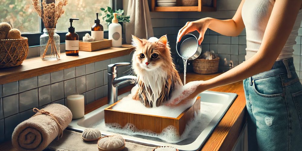 Воды страшнее зверя нет: как помыть кошку дома?