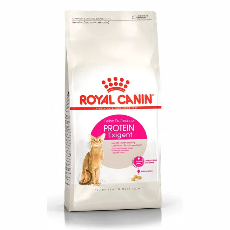 Royal canin protein exigent 400 г сухой корм для кошек, привередливых к составу продукта 1х12 в интернет-зоомагазине Pets Room