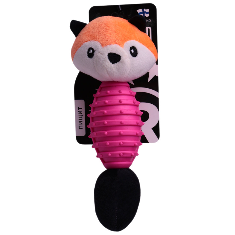 Игрушка для собак c tpr элементом lionpets лиса ut1027 22х12 см в интернет-зоомагазине Pets Room