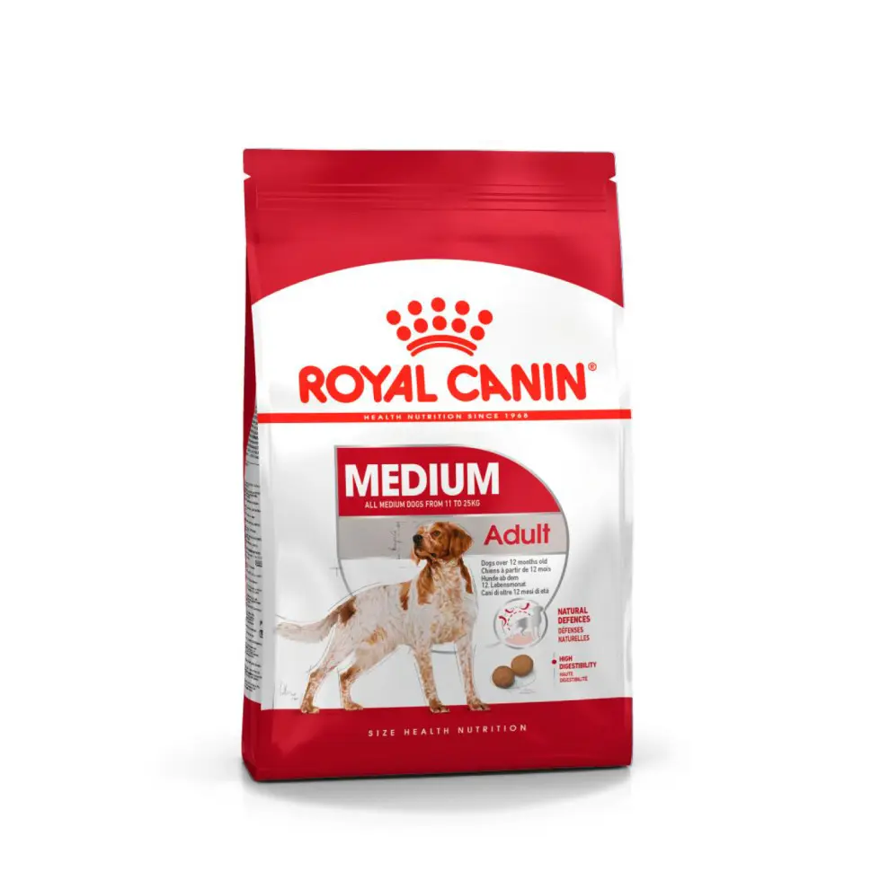 Royal canin medium adult сухой корм для взрослых собак средних пород от 12 месяцев до 7 лет, со свининой - 3 кг в интернет-зоомагазине Pets Room