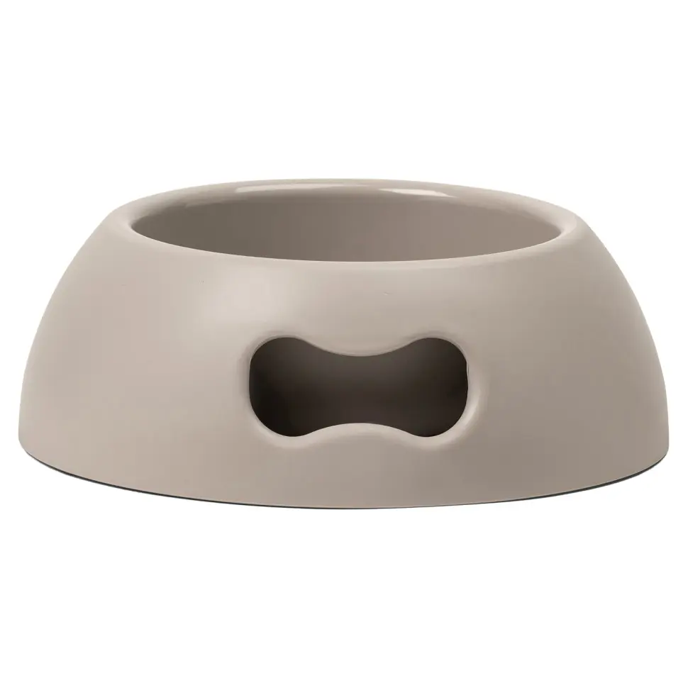 United pets pappy-medium миска для собак, 1,1 л, серая в интернет-зоомагазине Pets Room