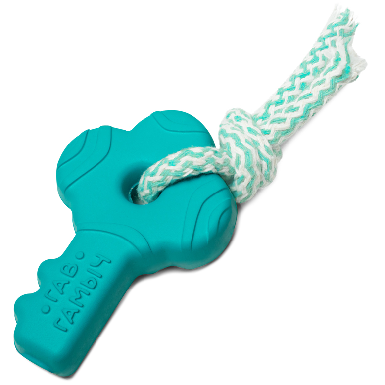 Игрушка для собак "ключик с веревкой", 95*60мм, серия гав гамыч, gamma в интернет-зоомагазине Pets Room