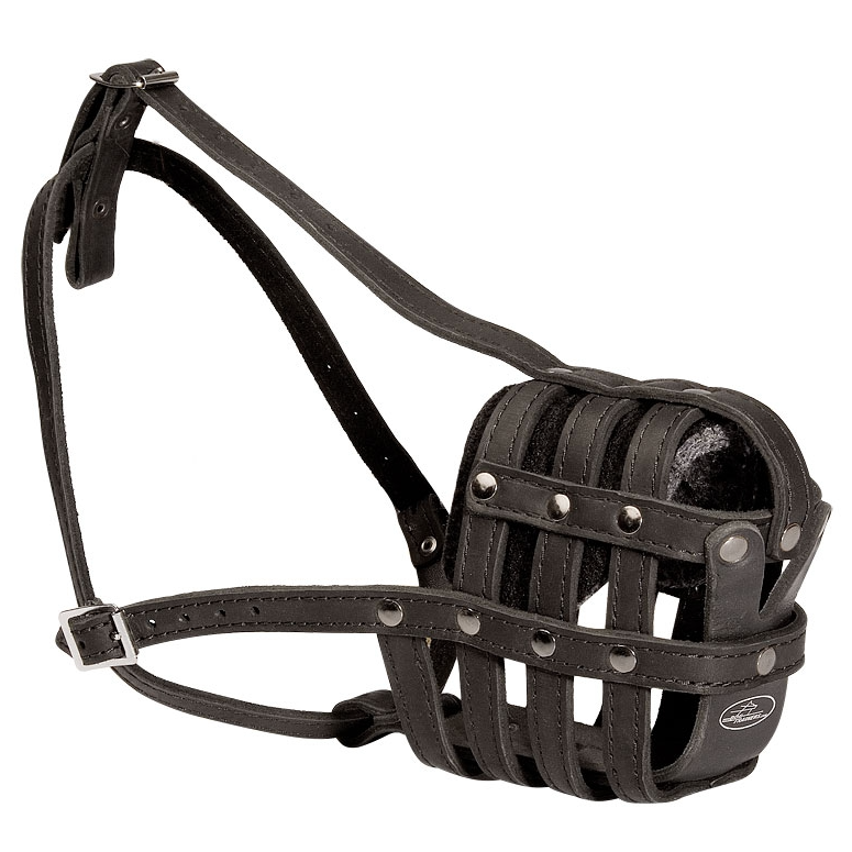 Намордник кож №10 (кавказец) rich breed фото Намордник кож №10 (кавказец) rich breed в интернет-зоомагазине Pets Room