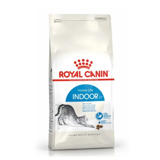 Royal canin indoor 27 2 кг сухой корм для кошек от 1 до 7 лет, живущих в помещении 1х6 в интернет-зоомагазине Pets Room