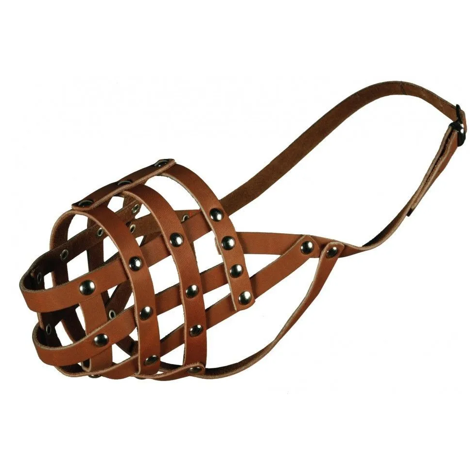 Намордник кож №3 (лайка) rich breed фото Намордник кож №3 (лайка) rich breed в интернет-зоомагазине Pets Room