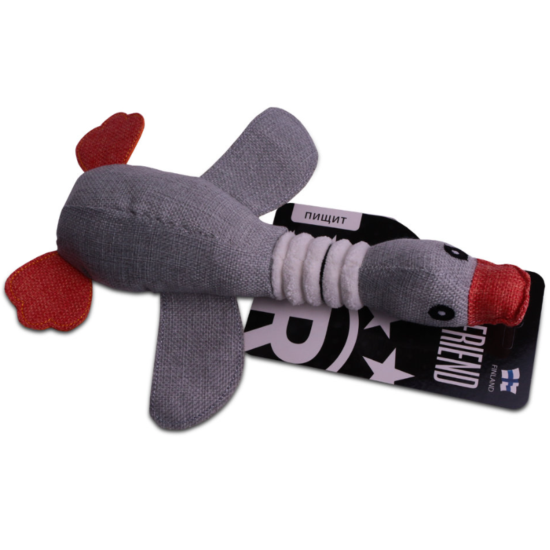 Игрушка для собак lionpets гусь ut1055 (серый) 32 см в интернет-зоомагазине Pets Room