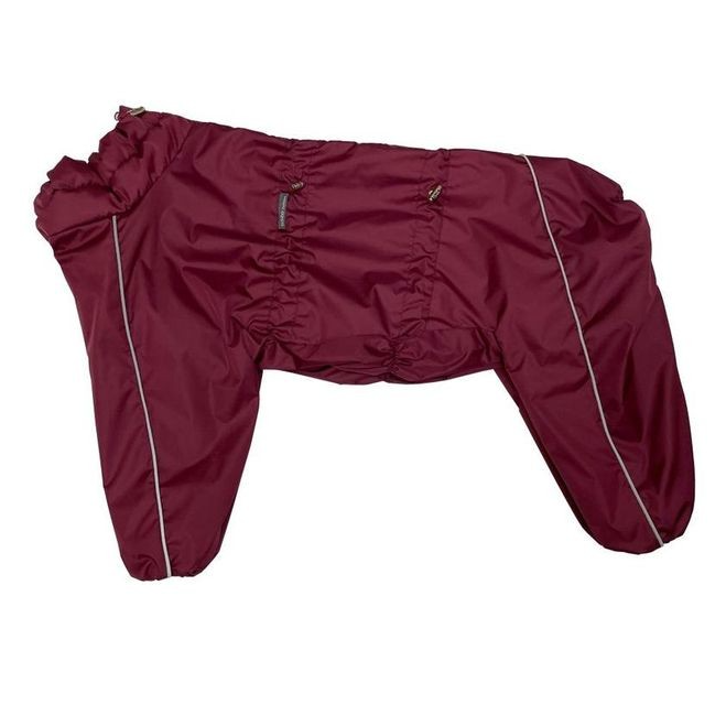 Комбинезон утепленный на флисе для собак р. 65-1 сука (бордо) в интернет-зоомагазине Pets Room