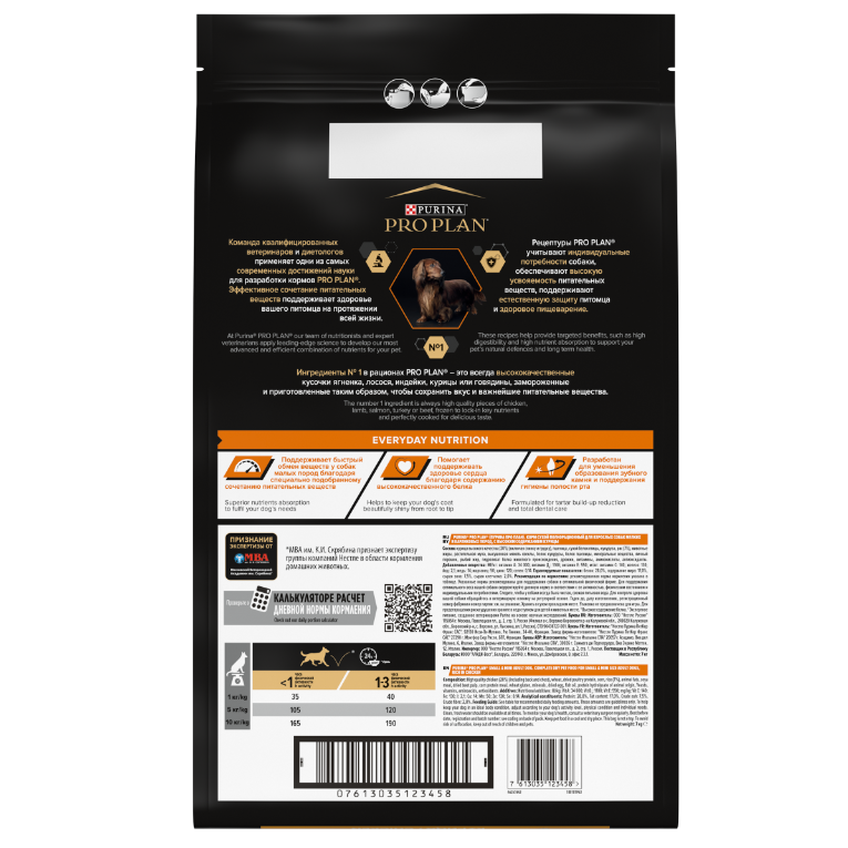 Pro plan 3 кг + (3*85гр) сухой корм для взрослых собак мелких и карликовых пород, с высоким содержанием курицы в интернет-зоомагазине Pets Room