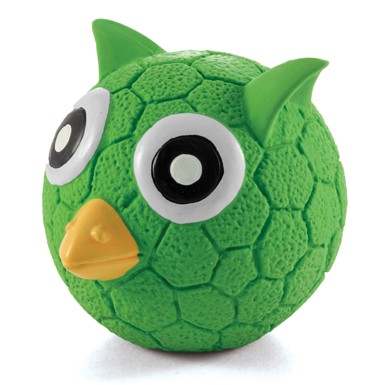 Игрушка для собак из латекса "совенок-мяч", 90мм, triol в интернет-зоомагазине Pets Room