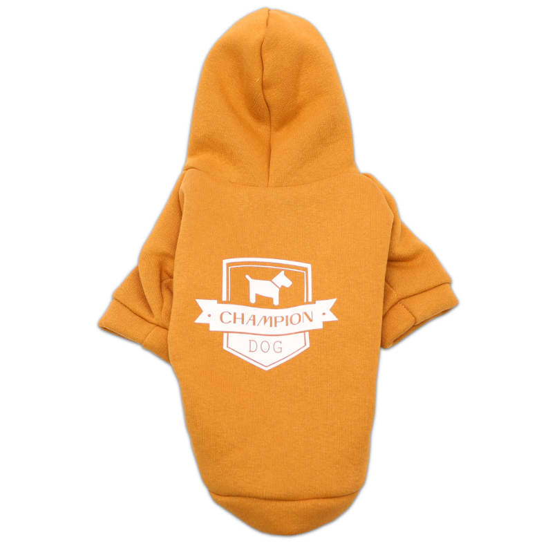 Толстовка для собак lion lmk-0320(горчичный) (размер l (спинка 29 см)) в интернет-зоомагазине Pets Room