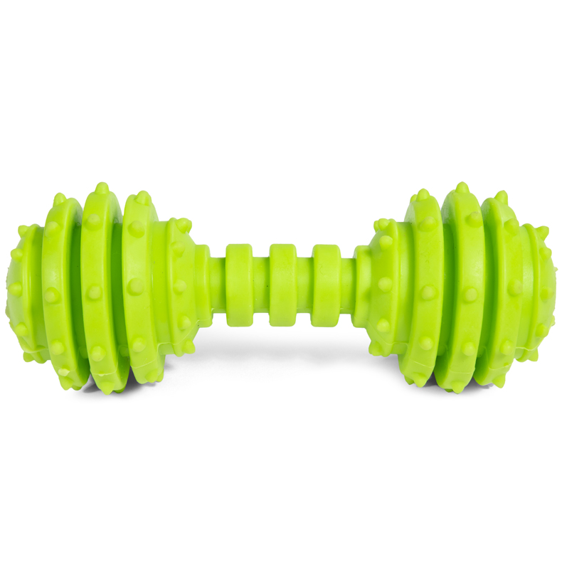 Игрушка для собак из резины "гантель с двумя колокольчиками", 120мм, triol в интернет-зоомагазине Pets Room