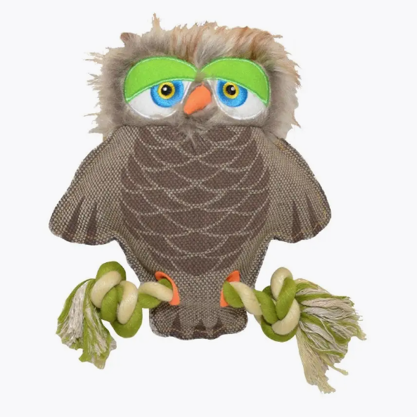 Duvo+ игрушка для собак брезентовая "мудрая сова", 20х18см в интернет-зоомагазине Pets Room