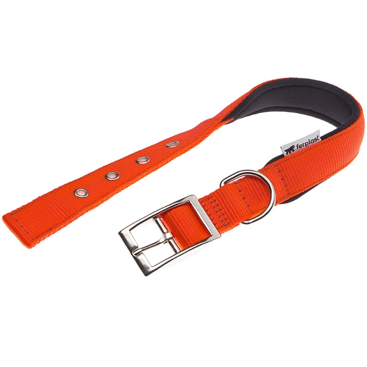 Ошейник daytona c25/45 с мягкой подкладкой, оранжевый фото Ошейник daytona c25/45 с мягкой подкладкой, оранжевый в интернет-зоомагазине Pets Room