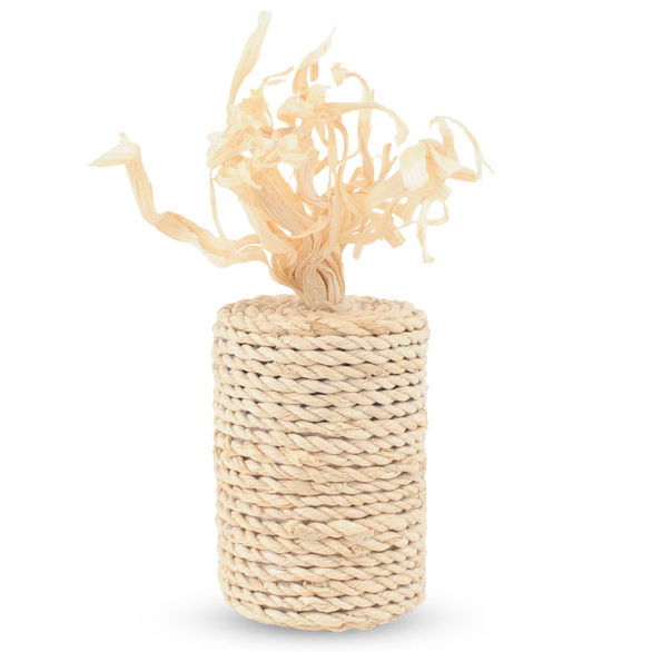 Игрушка для кошек из кукурузных листьев "бобина", 60/110мм, серия natural, triol в интернет-зоомагазине Pets Room